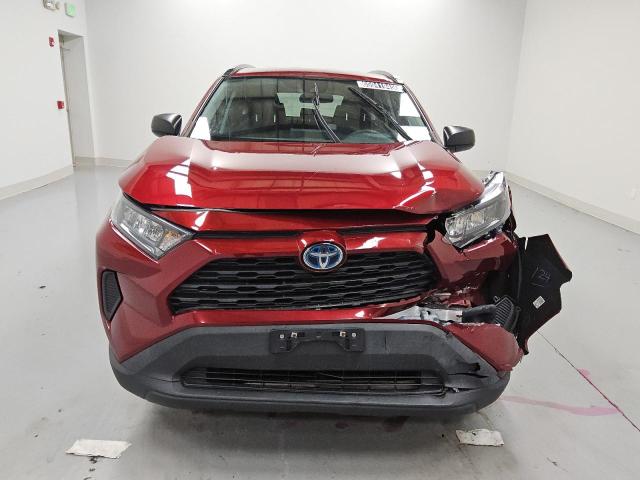 4T3LWRFV4MU038190 - 2021 TOYOTA RAV4 LE წითელი ფოტო 5