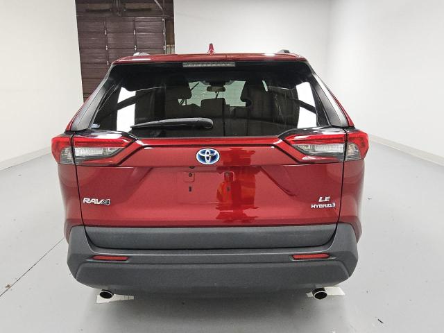 4T3LWRFV4MU038190 - 2021 TOYOTA RAV4 LE წითელი ფოტო 6
