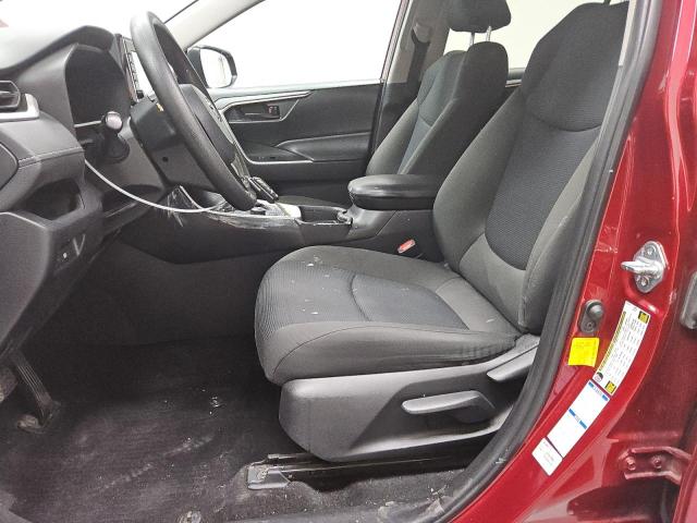 4T3LWRFV4MU038190 - 2021 TOYOTA RAV4 LE წითელი ფოტო 7