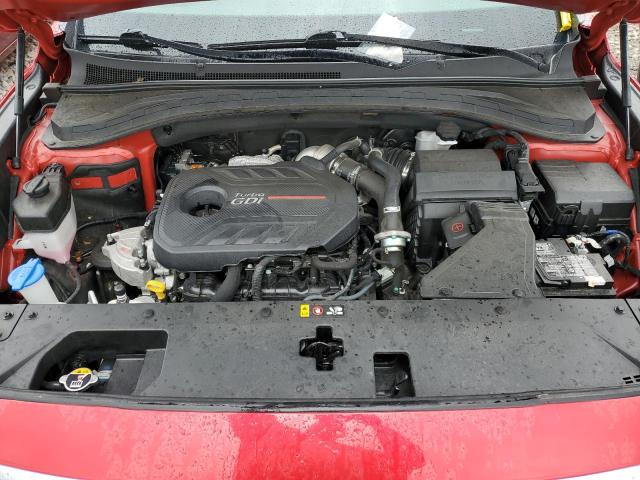 5NMS33AA5LH298669 - 2020 HYUNDAI SANTA FE SEL RED photo 12