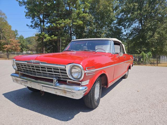 20467W124399 - 1962 CHEVROLET NOVA RED photo 2