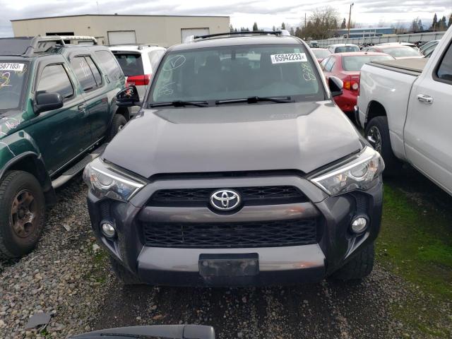 JTEBU5JR6F5212514 - 2015 TOYOTA 4RUNNER SR5 GRAY photo 5