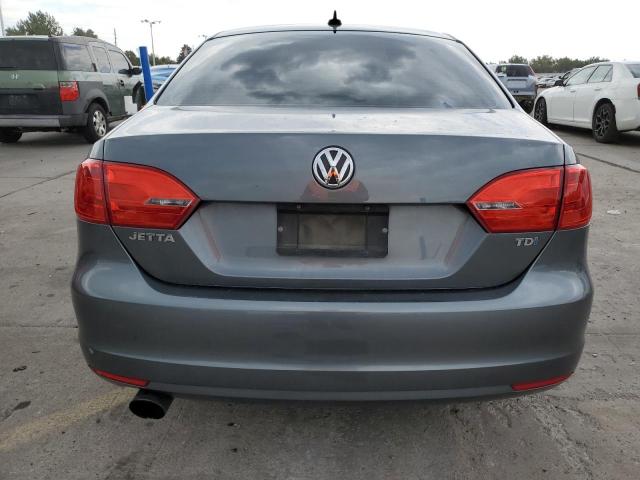 3VWLL7AJ0EM369009 - 2014 VOLKSWAGEN JETTA TDI ნაცრისფერი ფოტო 6