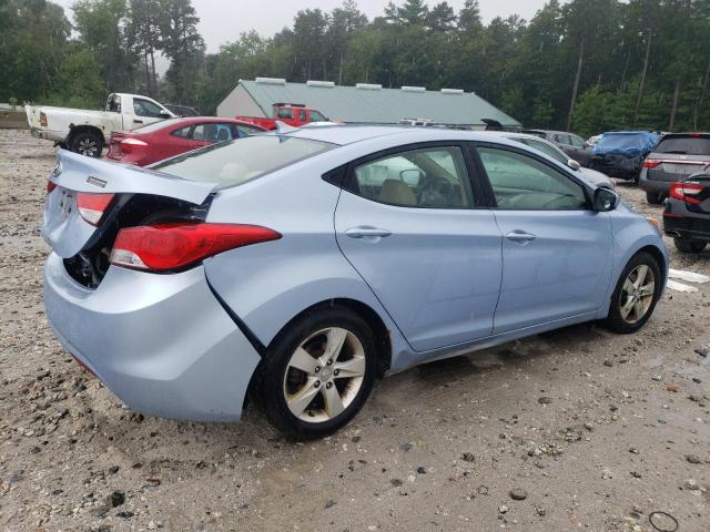 KMHDH4AEXCU380467 - 2012 HYUNDAI ELANTRA GLS BLUE photo 3