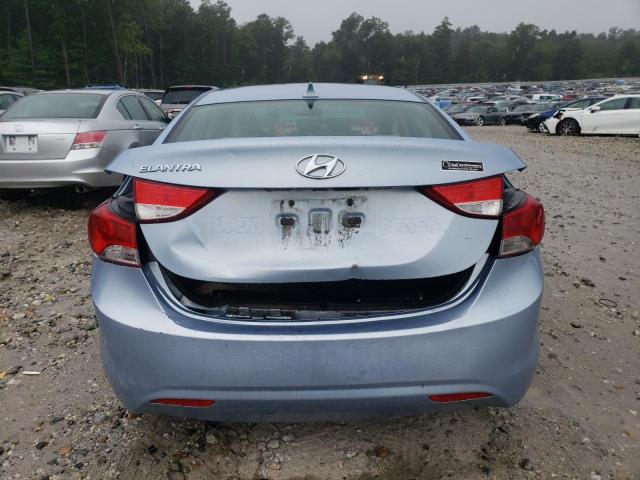 KMHDH4AEXCU380467 - 2012 HYUNDAI ELANTRA GLS BLUE photo 6