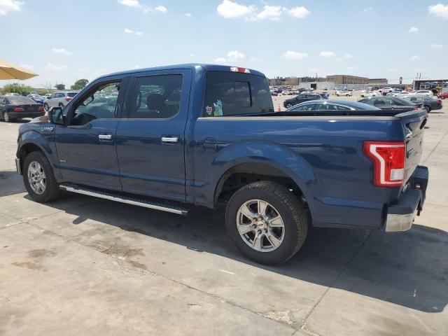 1FTEW1CP0FKF01163 - 2015 FORD F150 SUPERCREW BLUE photo 2