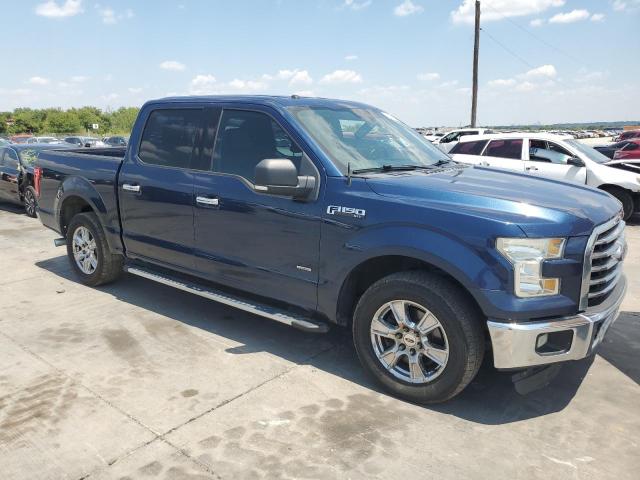 1FTEW1CP0FKF01163 - 2015 FORD F150 SUPERCREW BLUE photo 4