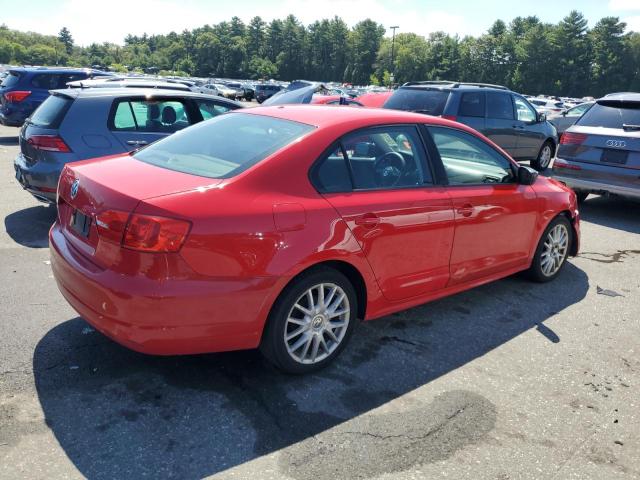 3VW2K7AJ6DM291381 - 2013 VOLKSWAGEN JETTA BASE Կարմիր լուսանկար 3