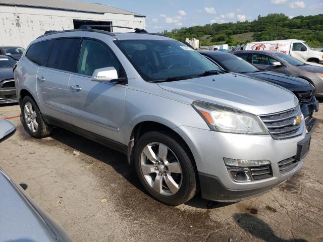 1GNKRLKDXDJ151757 - 2013 CHEVROLET TRAVERSE LTZ SILVER photo 4