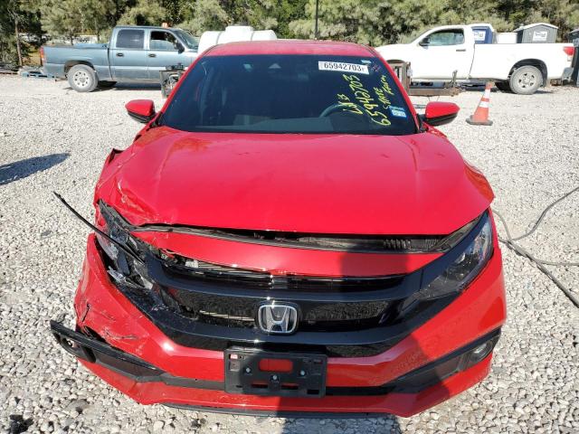 2HGFC2F88MH550978 - 2021 HONDA CIVIC SPORT 红色 照片 5