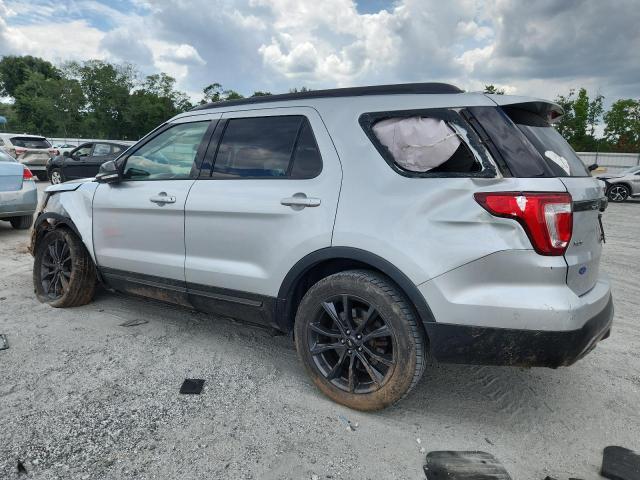 1FM5K7D83HGA66789 - 2017 FORD EXPLORER XLT ვერცხლისფერი ფოტო 2