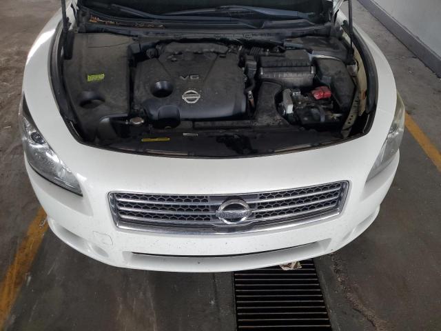 1N4AA5AP9AC868501 - 2010 NISSAN MAXIMA S WHITE photo 11