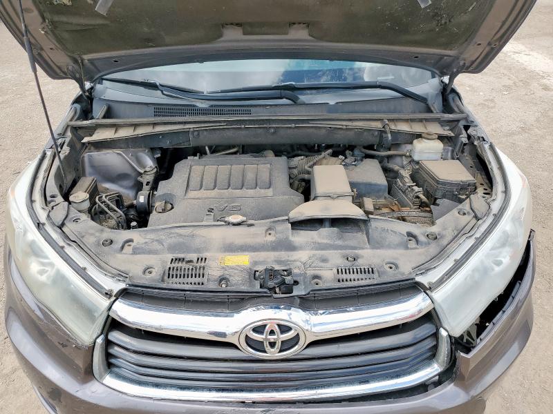 5TDJKRFH1FS091012 - 2015 TOYOTA HIGHLANDER XLE CHARCOAL photo 12