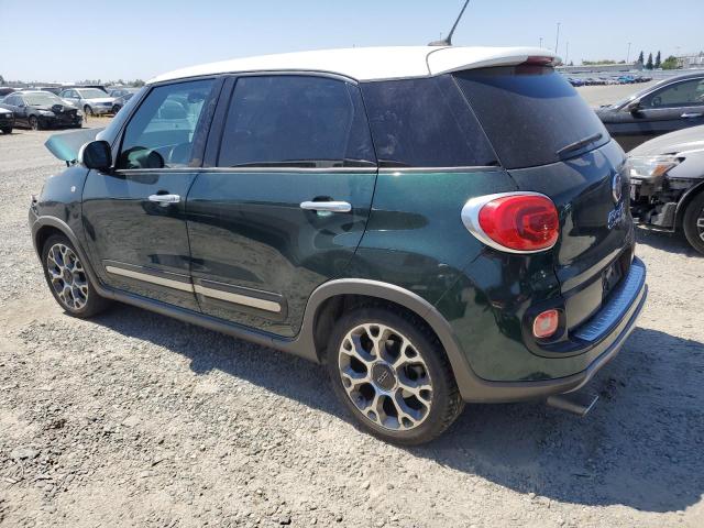 ZFBCFADH2EZ008897 - 2014 FIAT 500L TREKKING GREEN photo 2