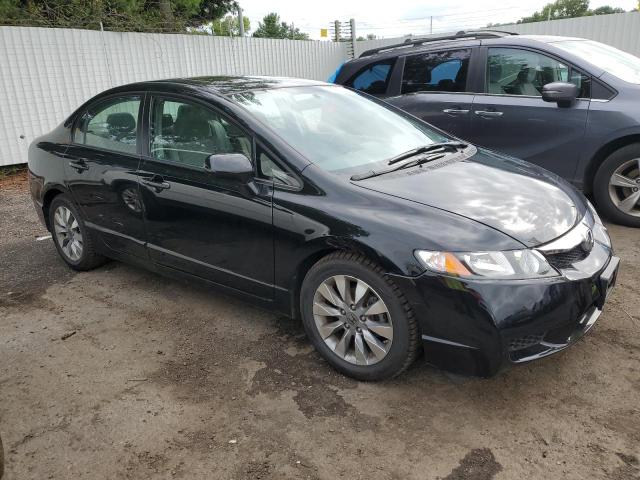 2HGFA16899H531542 - 2009 HONDA CIVIC EX BLACK photo 4