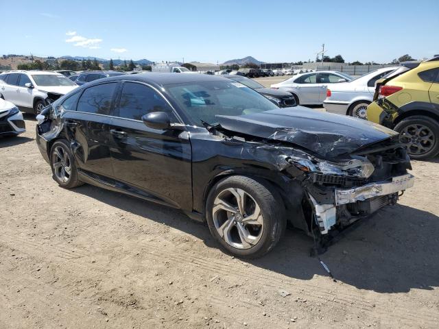 1HGCV2F50JA015575 - 2018 HONDA ACCORD EXL BLACK photo 4