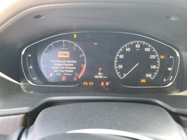 1HGCV2F50JA015575 - 2018 HONDA ACCORD EXL BLACK photo 9