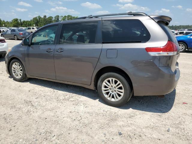 5TDYK3DC5CS193220 - 2012 TOYOTA SIENNA XLE CHARCOAL photo 2