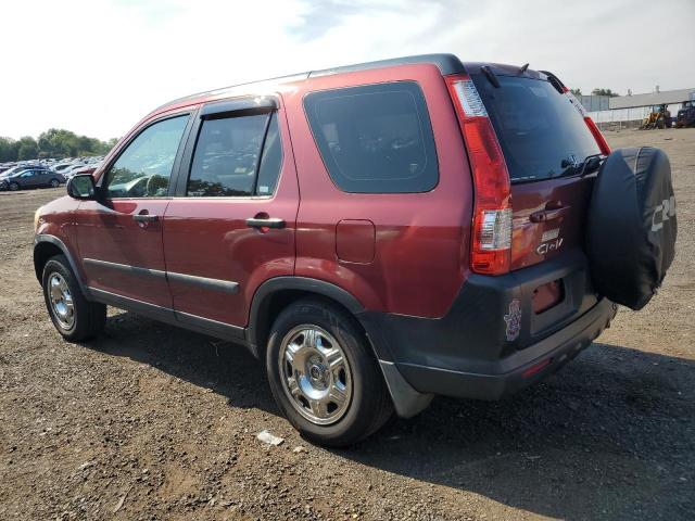 SHSRD78585U324013 - 2005 HONDA CR-V LX BURGUNDY photo 2