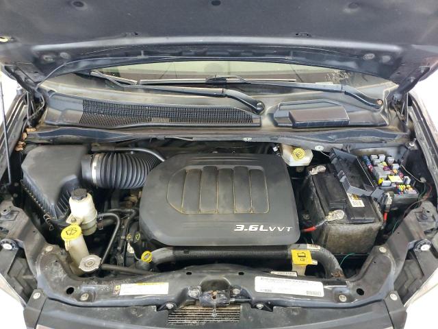 2C4RC1CG3CR233443 - 2012 CHRYSLER TOWN & COU TOURING L CHARCOAL photo 12