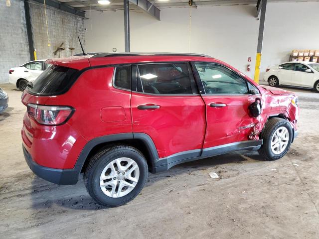 3C4NJCAB0JT411875 - 2018 JEEP COMPASS SPORT 红色 照片 3
