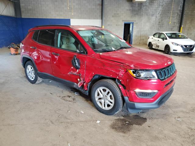 3C4NJCAB0JT411875 - 2018 JEEP COMPASS SPORT 红色 照片 4