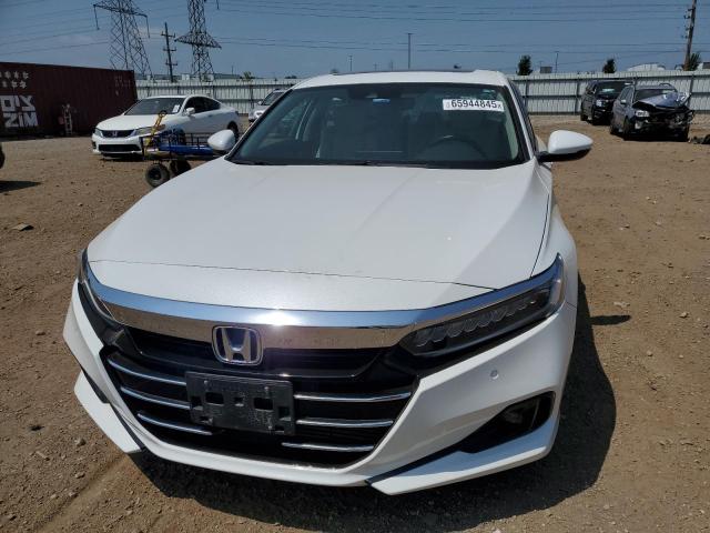 1HGCV1F57MA045316 - 2021 HONDA ACCORD EXL WHITE photo 5