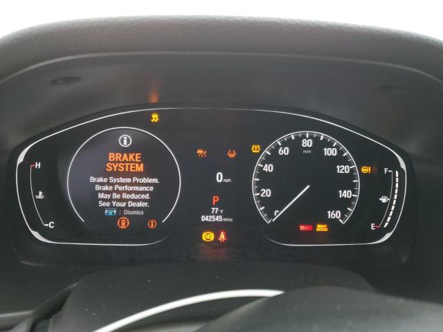 1HGCV1F57MA045316 - 2021 HONDA ACCORD EXL WHITE photo 9