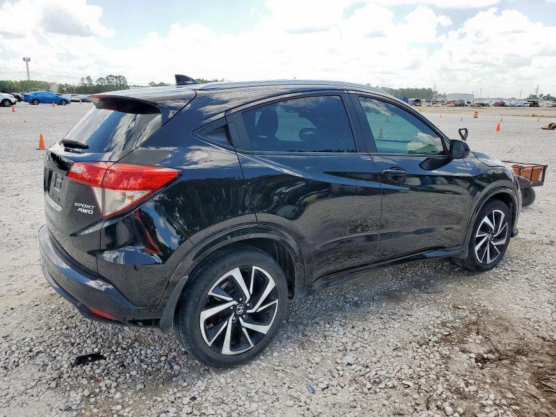 3CZRU6H16KG732136 - 2019 HONDA HR-V SPORT შავი ფოტო 3