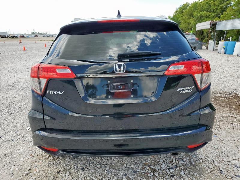 3CZRU6H16KG732136 - 2019 HONDA HR-V SPORT შავი ფოტო 6