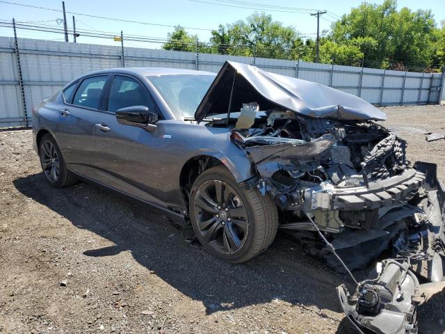 19UUB6F53NA001115 - 2022 ACURA TLX TECH A GRAY photo 4