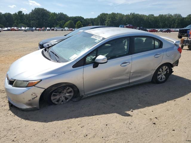 2HGFB2F55CH333671 - 2012 HONDA CIVIC LX SILVER photo 1