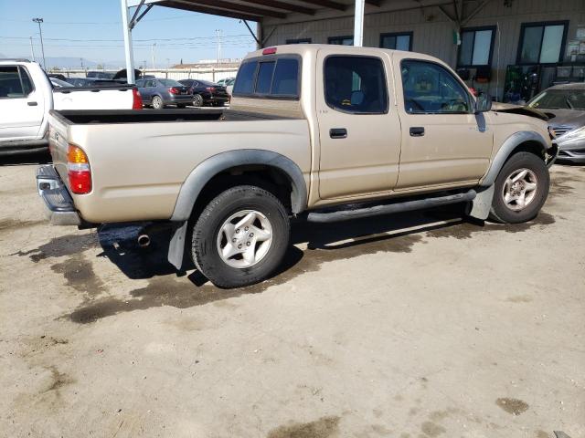 5TEGN92N24Z430566 - 2004 TOYOTA TACOMA DOUBLE CAB PRERUNNER GOLD photo 3