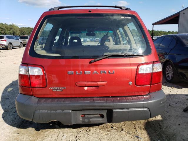 JF1SF63531H751085 - 2001 SUBARU FORESTER L RED photo 6