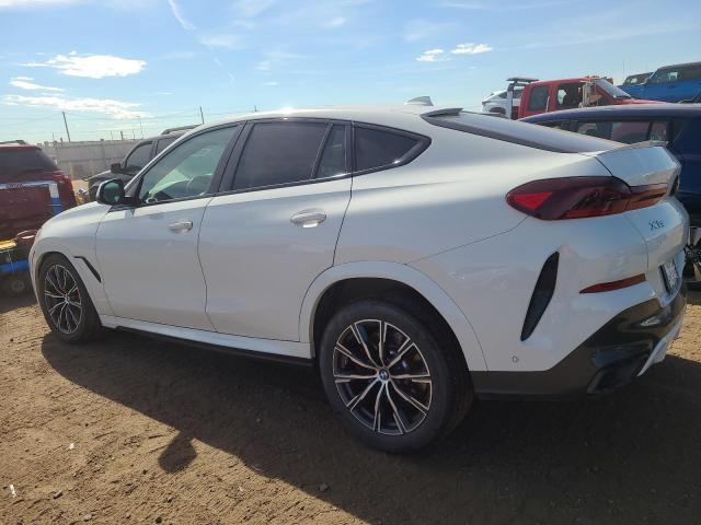 5UXCY6C08M9G63856 - 2021 BMW X6 XDRIVE40I WHITE photo 2