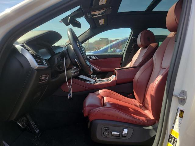 5UXCY6C08M9G63856 - 2021 BMW X6 XDRIVE40I WHITE photo 7