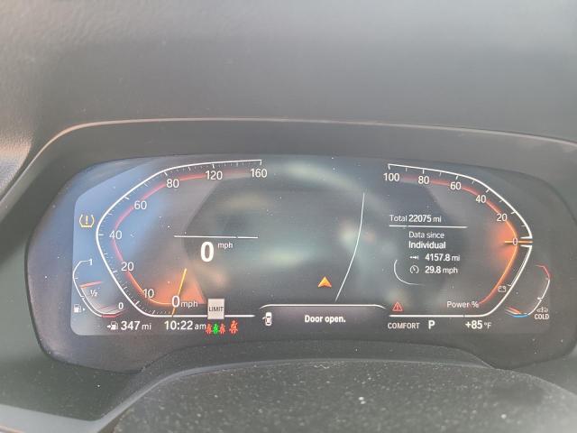 5UXCY6C08M9G63856 - 2021 BMW X6 XDRIVE40I WHITE photo 9