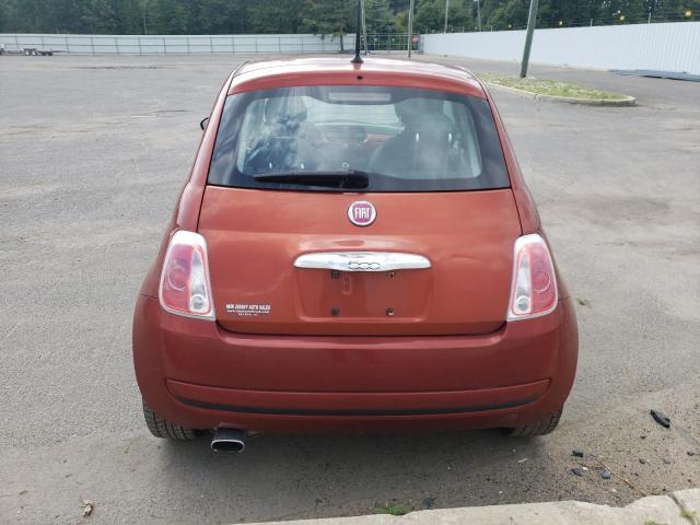 3C3CFFAR1CT223414 - 2012 FIAT 500 POP ORANGE photo 6