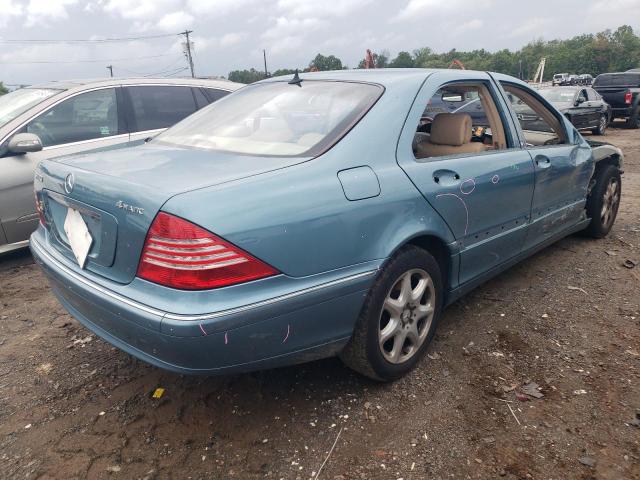 WDBNG83J93A366072 - 2003 MERCEDES-BENZ S 430 4MATIC BLUE photo 3