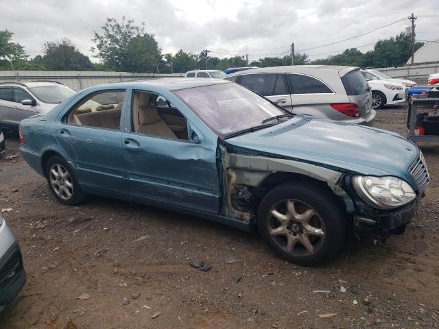 WDBNG83J93A366072 - 2003 MERCEDES-BENZ S 430 4MATIC BLUE photo 4