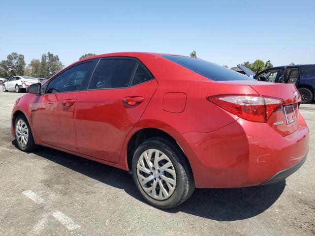 2T1BURHE0KC236349 - 2019 TOYOTA COROLLA L წითელი ფოტო 2