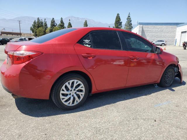 2T1BURHE0KC236349 - 2019 TOYOTA COROLLA L წითელი ფოტო 3