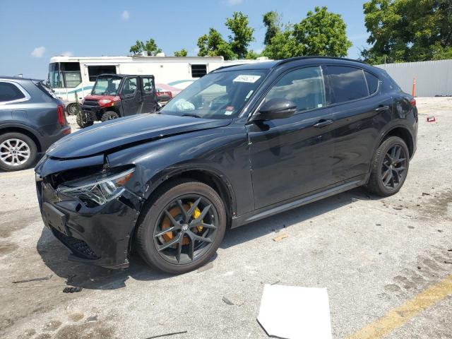 ZASPAKBN6L7C96581 - 2020 ALFA ROMEO STELVIO TI შავი ფოტო 1