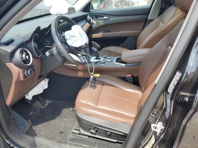 ZASPAKBN6L7C96581 - 2020 ALFA ROMEO STELVIO TI შავი ფოტო 7