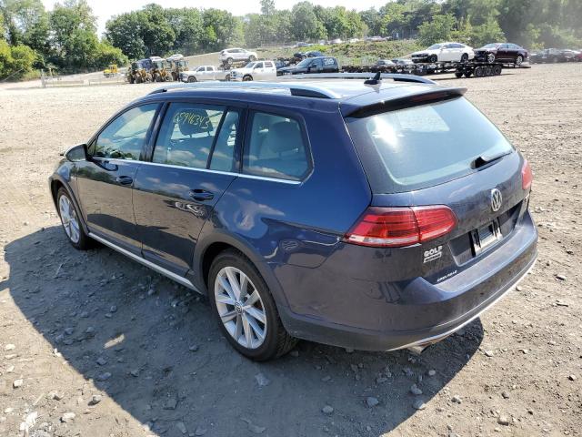 3VWH17AU9KM501413 - 2019 VOLKSWAGEN GOLF ALLTR S BLUE photo 2