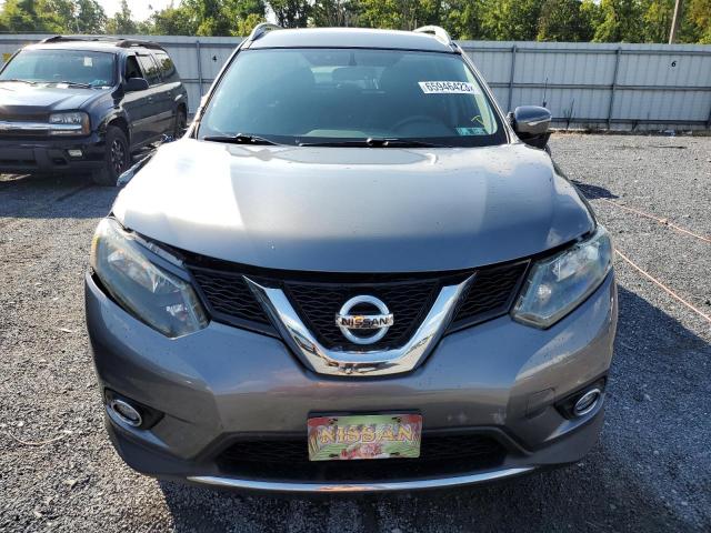 5N1AT2MV0EC829214 - 2014 NISSAN ROGUE S GRAY photo 5