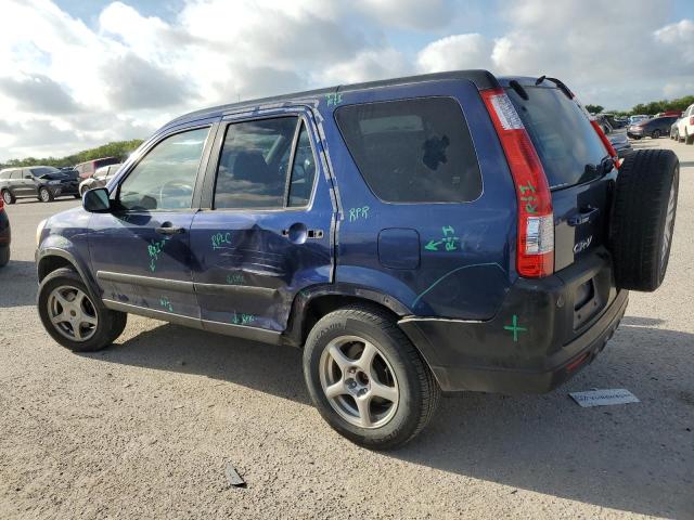 JHLRD78825C038076 - 2005 HONDA CR-V EX BLUE photo 2