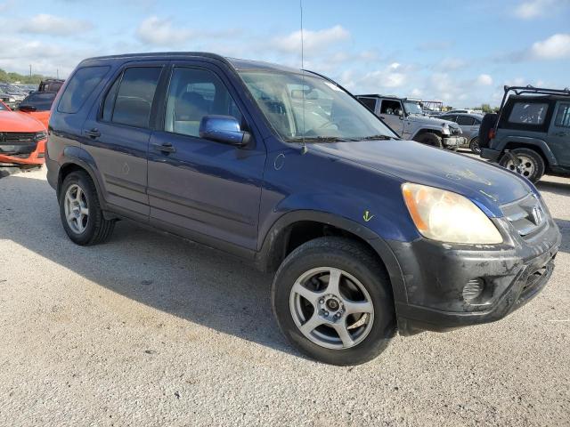 JHLRD78825C038076 - 2005 HONDA CR-V EX BLUE photo 4