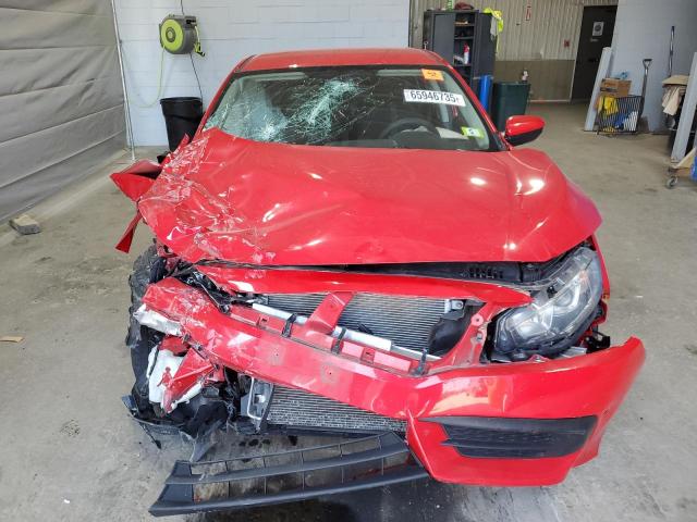 2HGFC2F57JH580264 - 2018 HONDA CIVIC LX RED photo 5