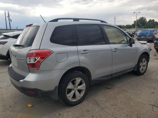 JF2SJADCXFH554495 - 2015 SUBARU FORESTER 2.5I PREMIUM SILVER photo 3